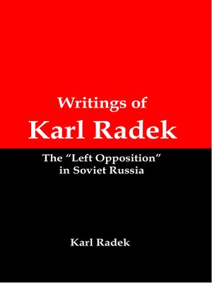 cover image of Writings of Karl Radek